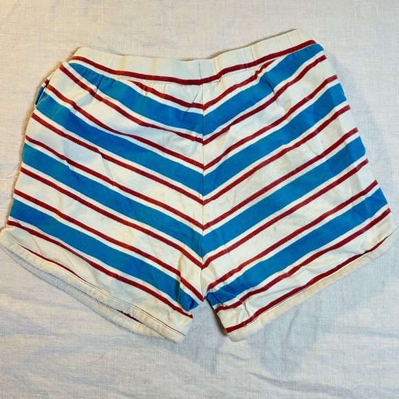 Boys Blue Striped Cotton Matching Summer Set Size 4-5 Little Organic Cotton - Picture 7 of 9